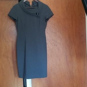 Tahari gray dress